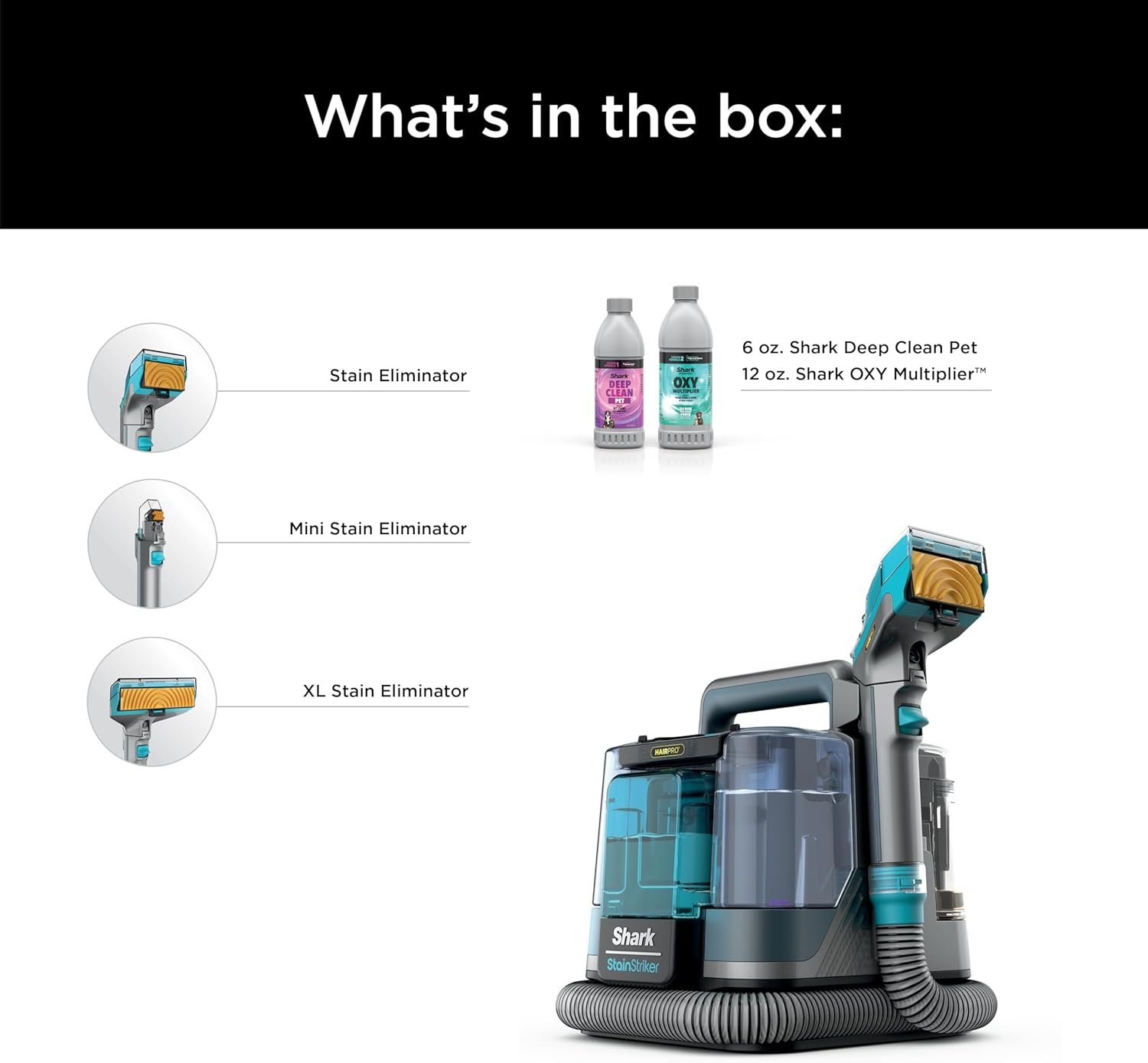 Shark Stain Striker PX253BRN Portable Carpet & Upholstery Cleaner