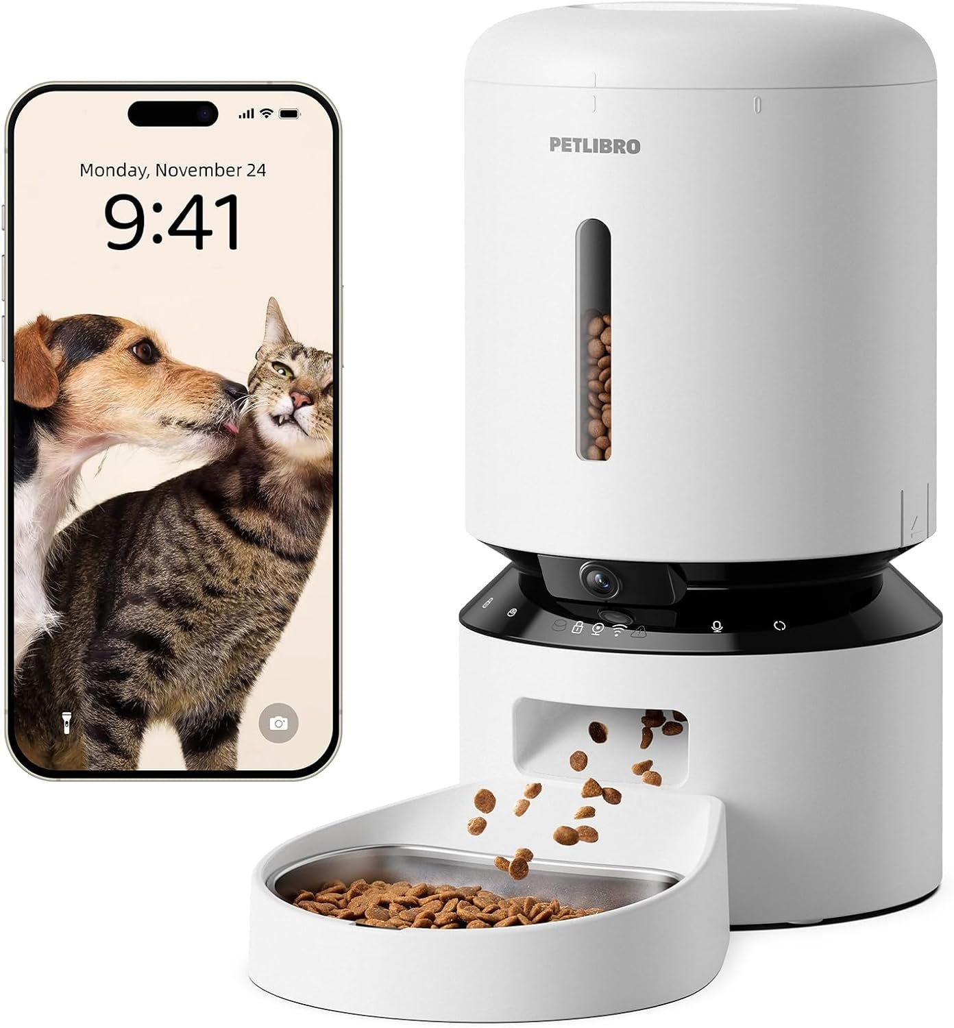 PETLIBRO Automatic Cat Feeder with 1080P HD Camera.