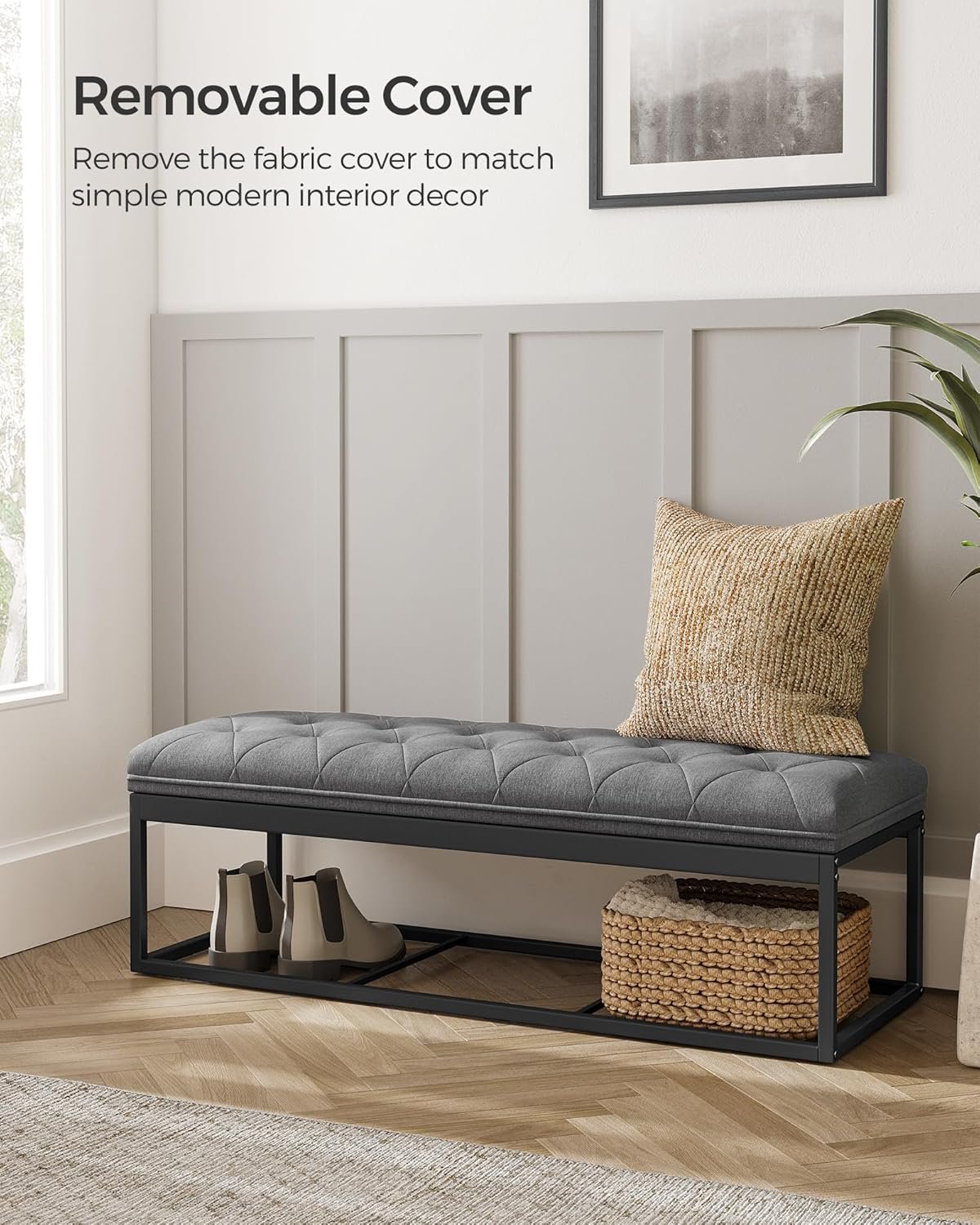 Storage Ottoman Bench with