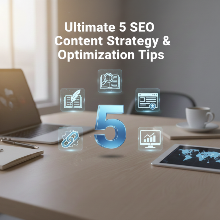 Ultimate 5 SEO Content Strategy & Optimization Tips