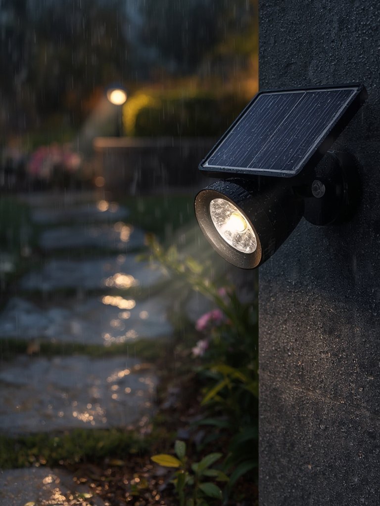 Solar Spotlight: 7 Ultimate Steps For Amazing Outdoor Lighting in 2026 2 solar spotlight in action