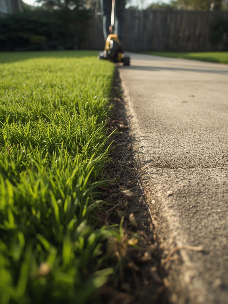 electric trimmer in action