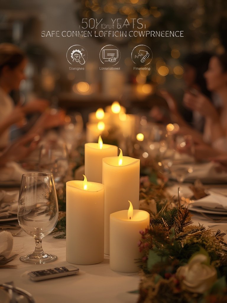 Flameless Candles: 6 Ultimate Secrets For Best Home Decor 2026 2 flameless candles in action