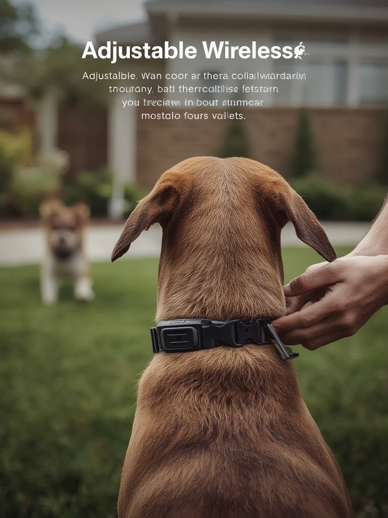 wireless collar in action