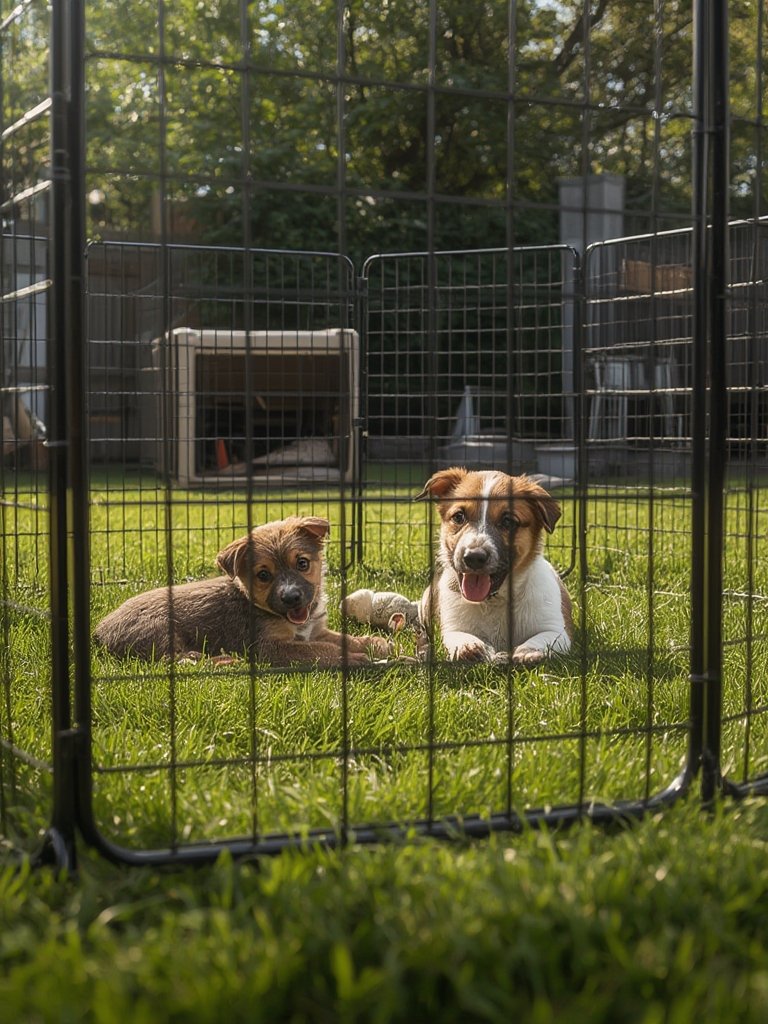 Dog Playpen: 7 Ultimate Steps For An Amazing 2026 Experience 2 dog playpen in action