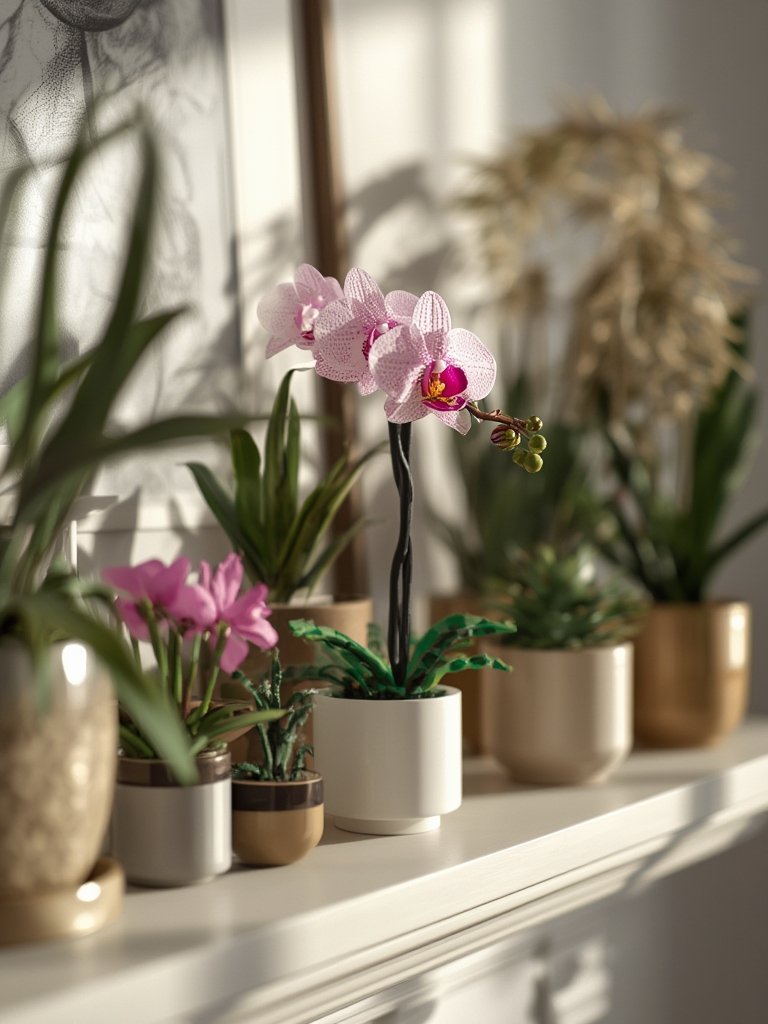 LEGO Orchid in action