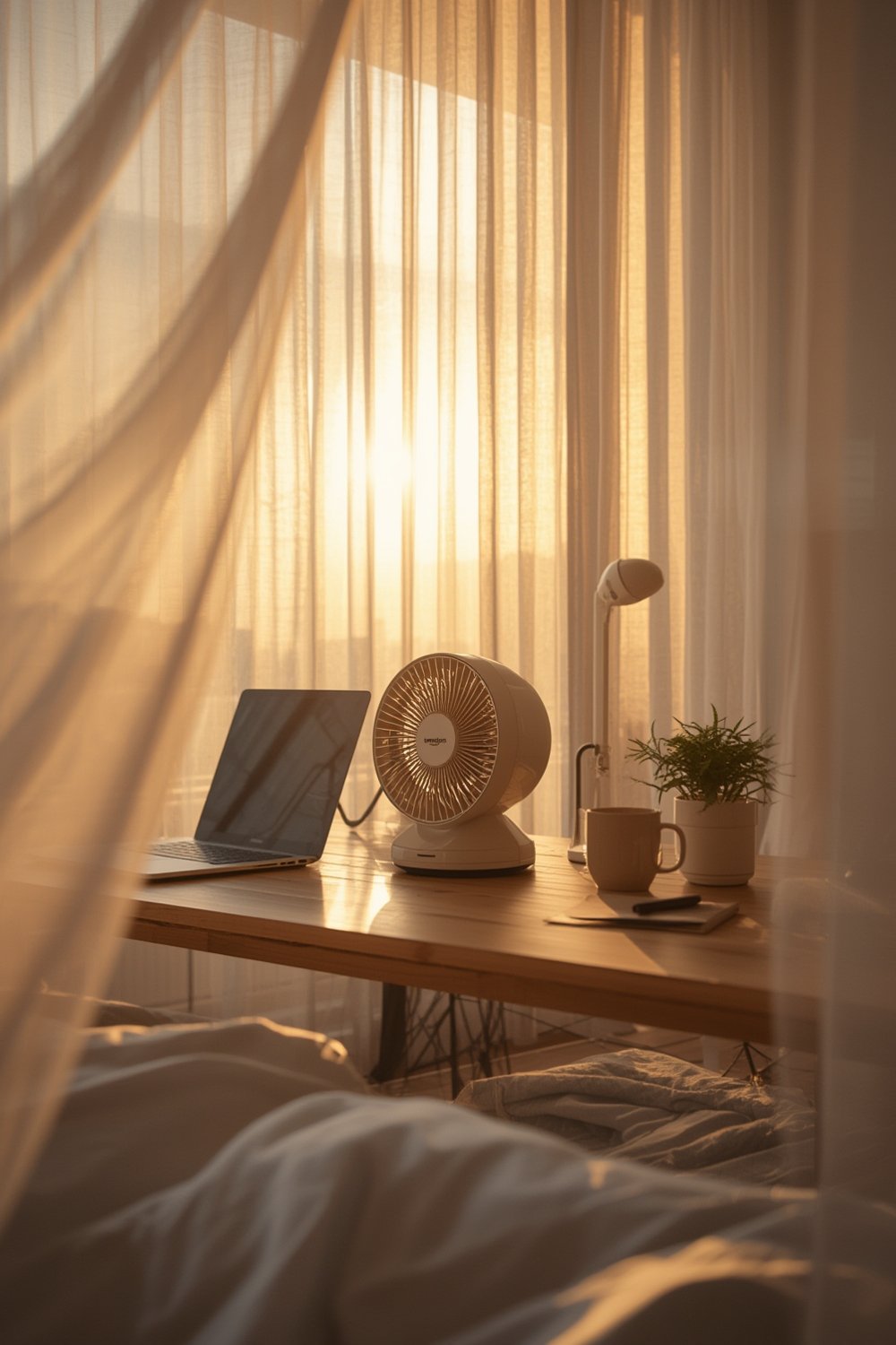 desk fan product view