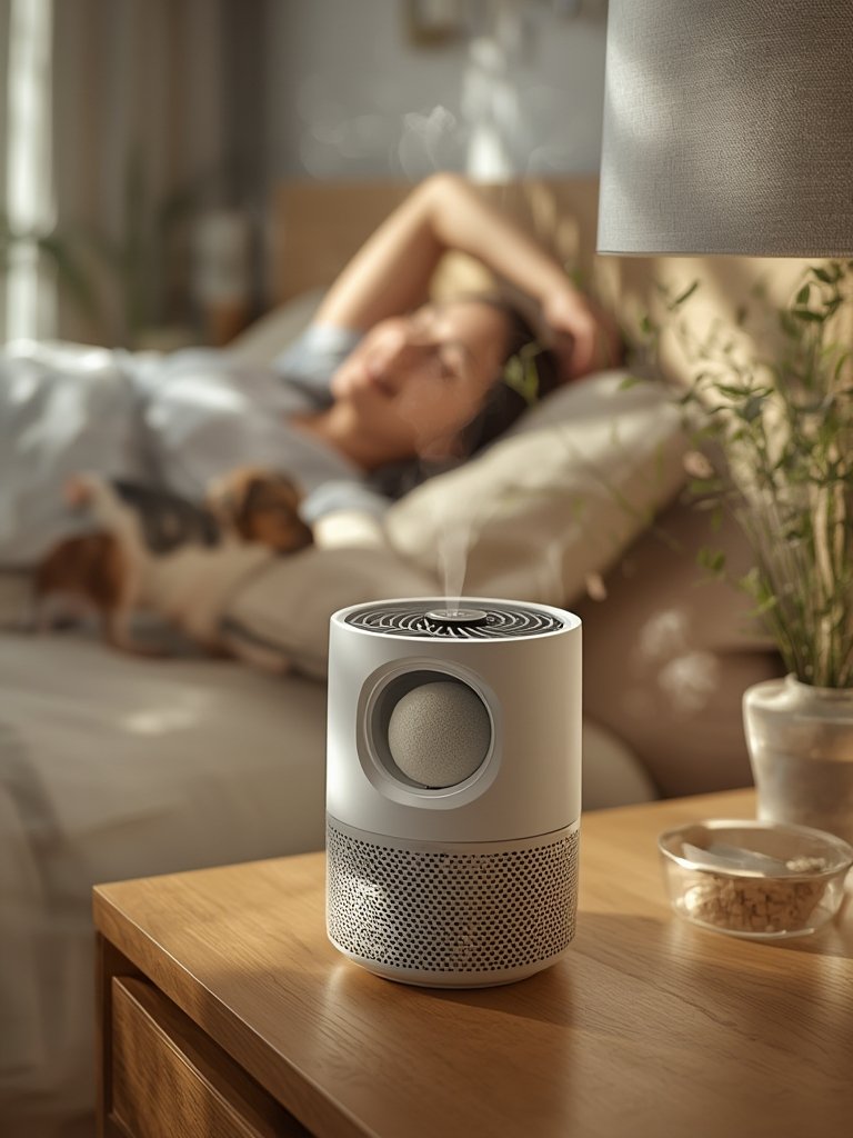 Air Purifier: 7 Ultimate Steps For Best Bedroom Freshness 2 air purifier in action