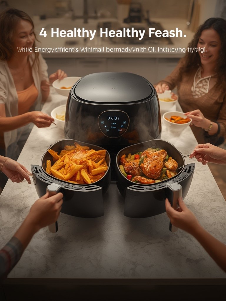 Dual Airfryer: 7 Ultimate Steps For Amazing Results 2 dual airfryer in action