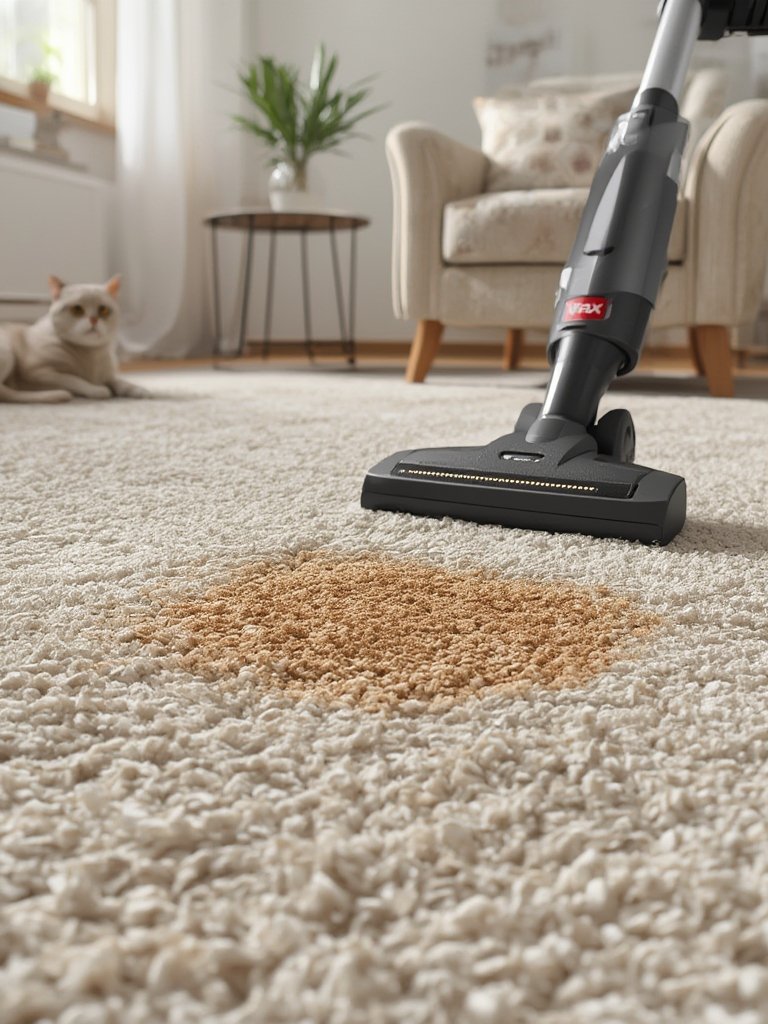 carpet cleaner in action