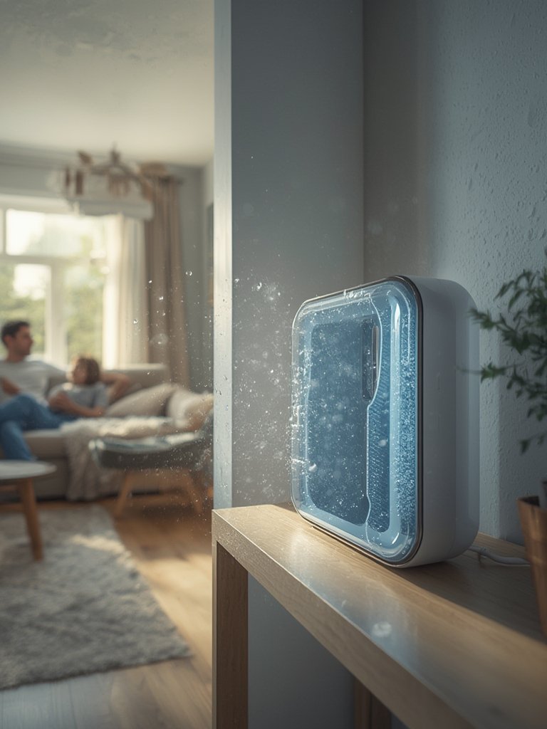 humidity absorber in action